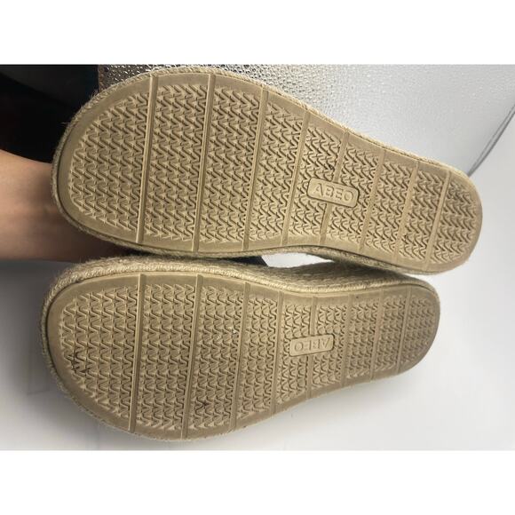 ABEO Solstice slide black leather upper wedge sandal Women’s Sz 8.5 - Picture 5 of 7